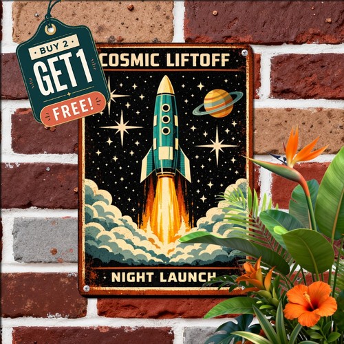 Starry rocket launch - starry, sign