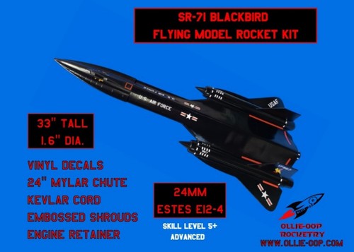 Blackbird flying model - sr-71,