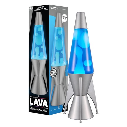 Original blue lava lamp - original, 14.5"
